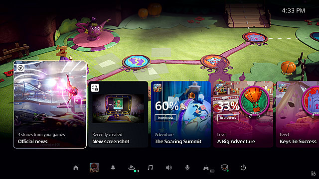 PS5 UI Reveal nous donne un premier aperçu des activités, des cartes et de l'aide du jeu
