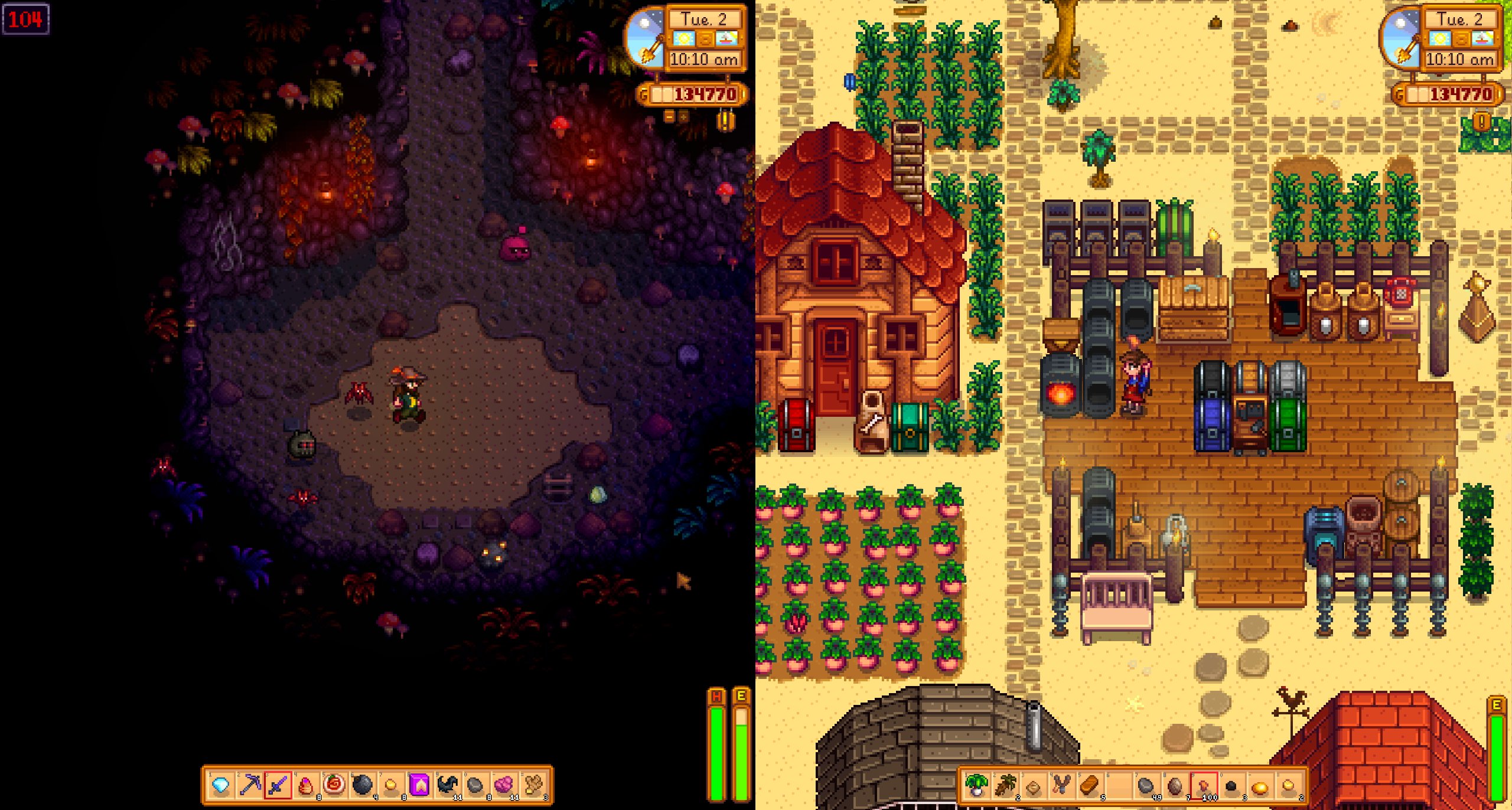 Stardew Valley: Comment fonctionne l'écran partagé - Switch, PS4, PC