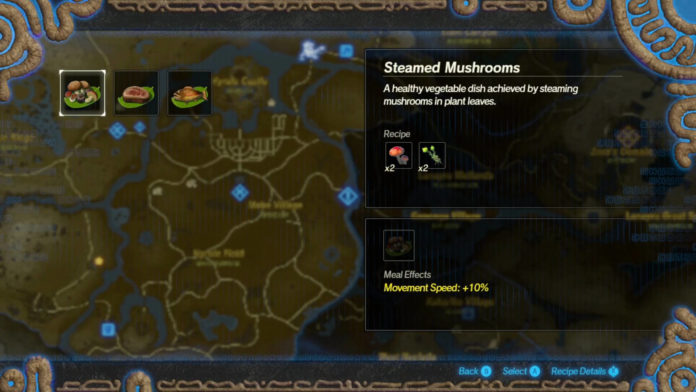 Hyrule Warriors Recettes Age of Calamity

