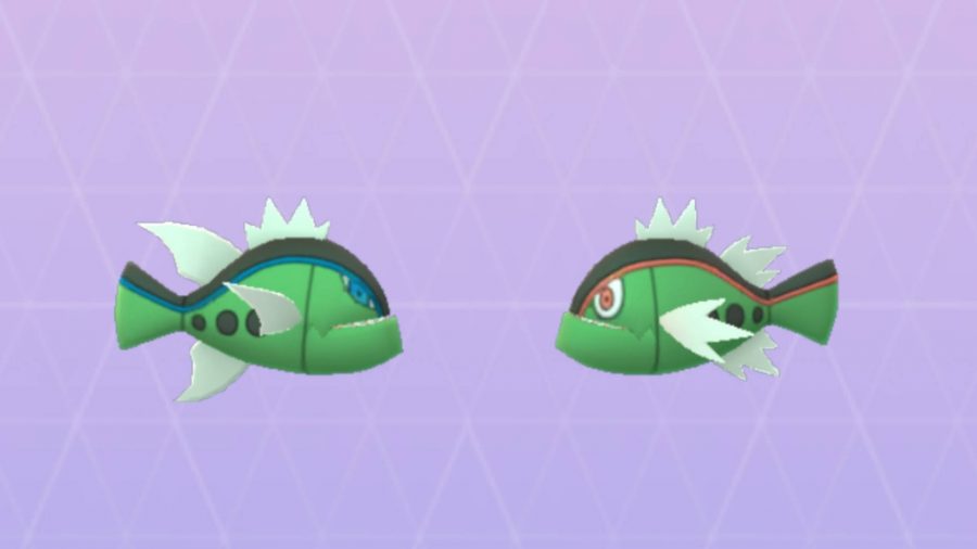 Les deux formes de basculine dans Pokémon Go