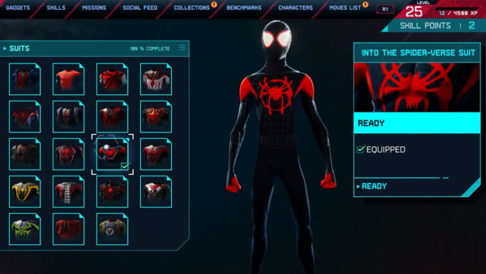 Comment débloquer le costume dans le Spider-Verse dans Spider-Man: Miles Morales!
