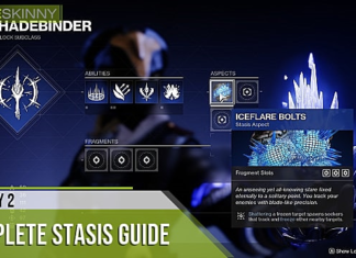Guide de stase complet de Destiny 2: du déverrouillage aux aspects et fragments
