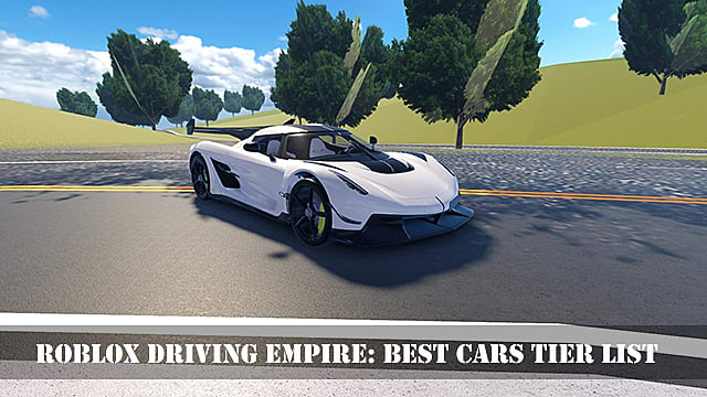 Roblox Driving Empire: Guide de la liste des meilleures voitures
