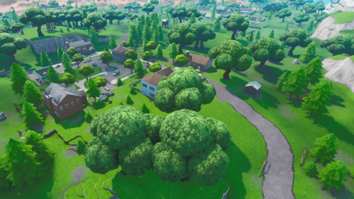 The Salty Spring location from the older chapters of Fortnite