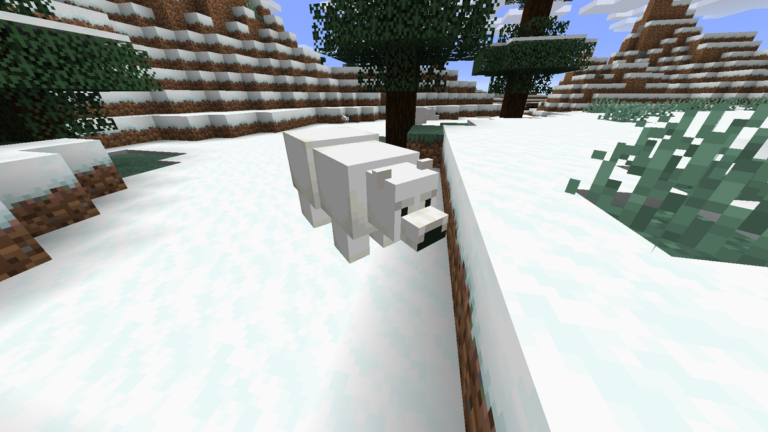 Comment apprivoiser un ours polaire dans Minecraft