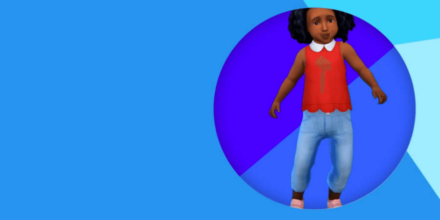 Les vêtements pour tout-petits inclus dans la mise à jour anniversaire des Sims.