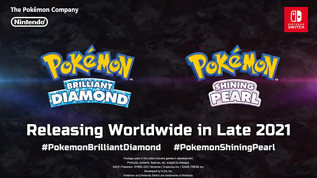 Pokemon Gen IV remakes Brilliant Diamond et Shining Pearl sont à venir
