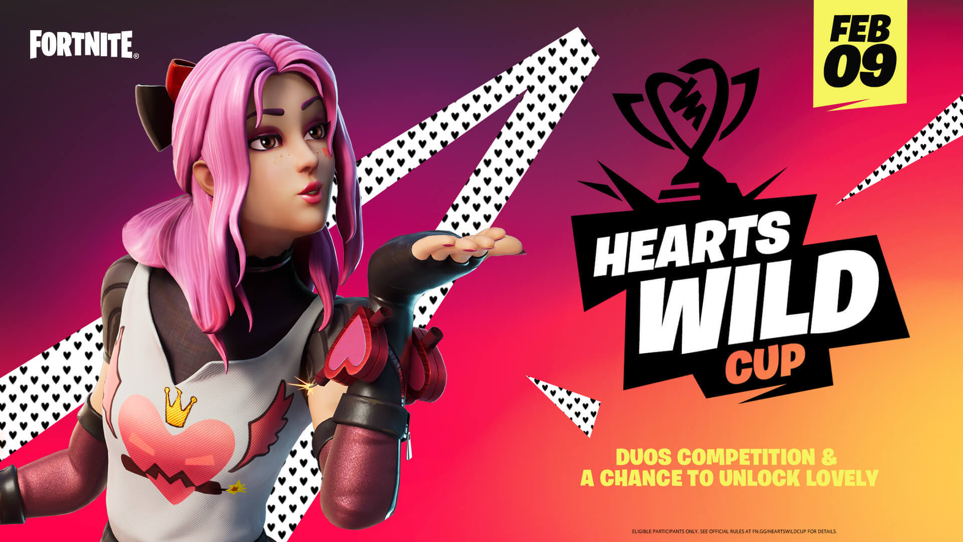 Préparez-vous pour un événement Fortnite Valentine nommé Hearts Wild