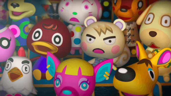 Several Animal Crossing Villagers looking appalled.