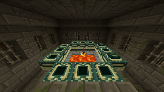 An End Portal in Minecraft.