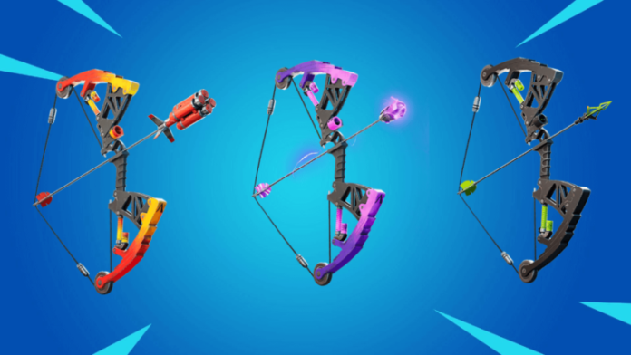 All three Mechanical Bows in Fortnite;.