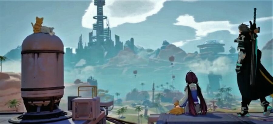Capture d'écran de la bande-annonce du jeu Tower of Fantasy