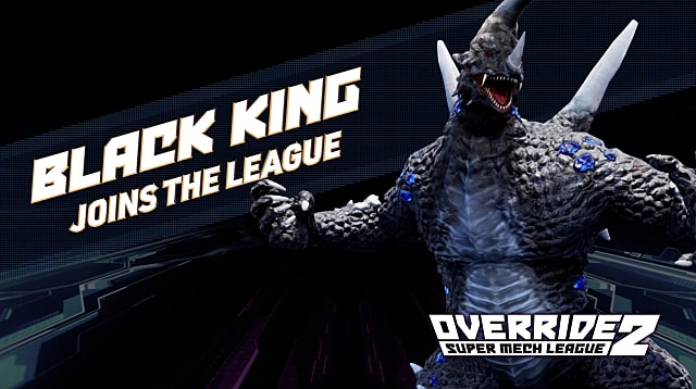 Override 2: Le dernier personnage DLC de Super Mech League, The Black King, maintenant disponible
