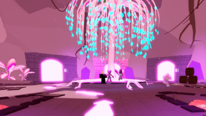 The metaverse event lobby in Club Roblox.