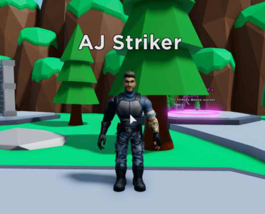 AJ Striker in Clicker REalms.