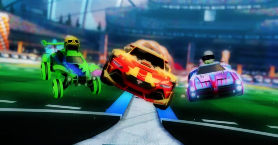 Capture d'écran du gameplay de Rocket League