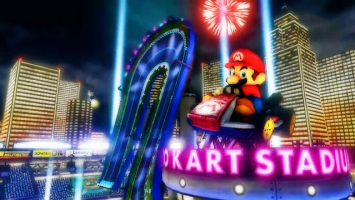 Screenshot of Mario Kart 8 Deluxe gameplay