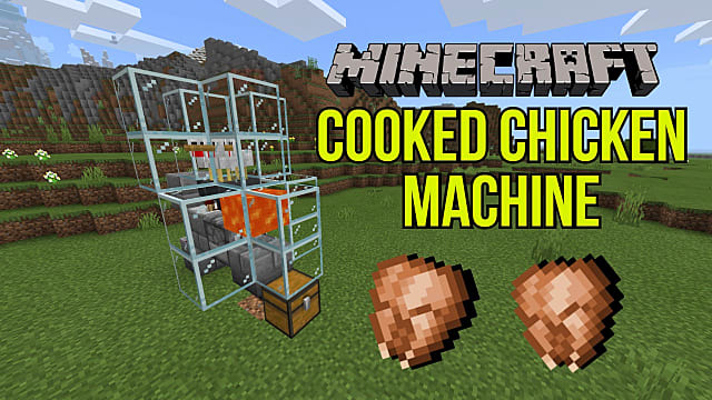 Guide de la ferme de poulet cuit automatique Minecraft

