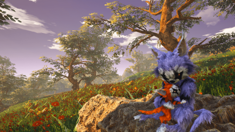 Peace scene in Biomutant.