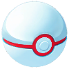 Une balle Premier dans Pokémon Go.