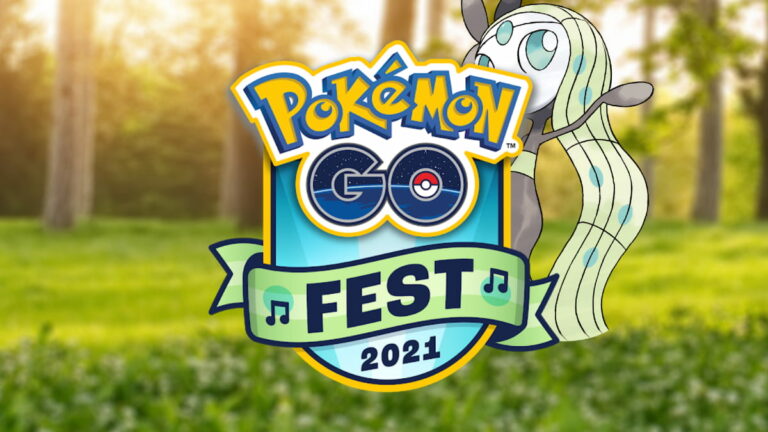 Pokemon Go Fest with Meloetta.