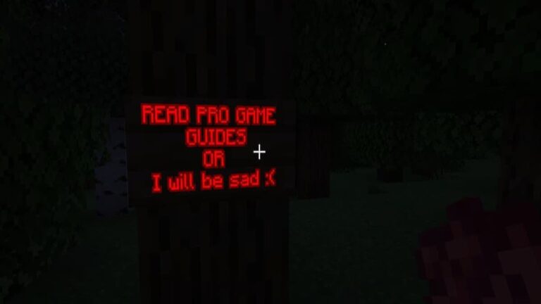 Comment faire un signe lumineux dans Minecraft