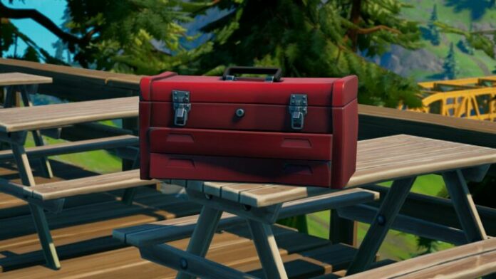 A Red Tool Box in Fortnite