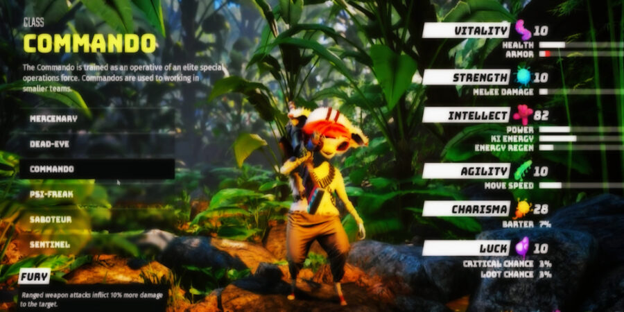 capture d'écran du gameplay de Biomutant