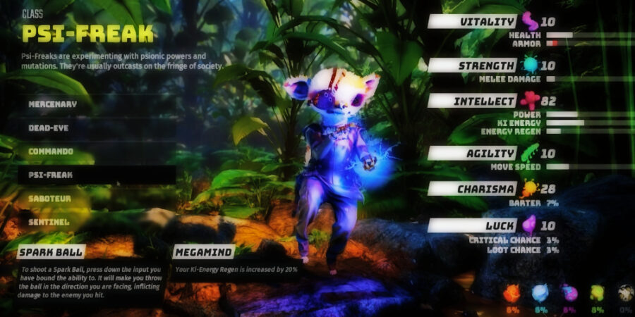 capture d'écran du gameplay de Biomutant