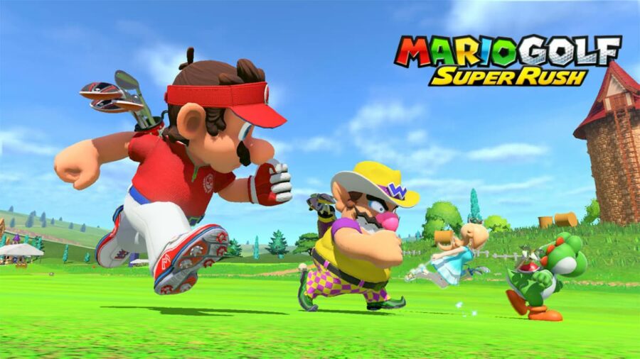 Personnages fonctionnant dans Mario Golf Super Rush.