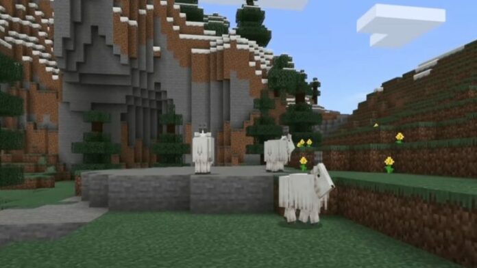 Où trouver des chèvres dans Minecraft
