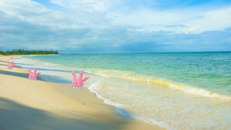 Corsola on Pokemon Go.