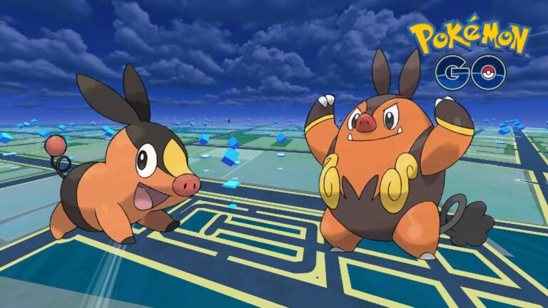 Tepig and Pignite in Pokemon Go