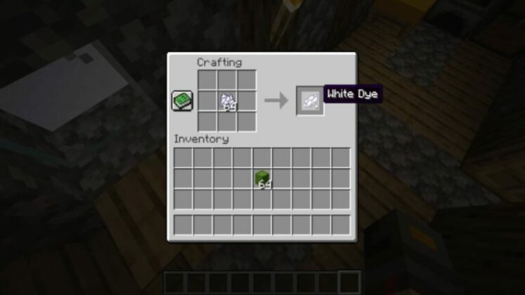 Comment Faire De La Teinture Noir Sur Minecraft Comment faire de la teinture blanche dans Minecraft