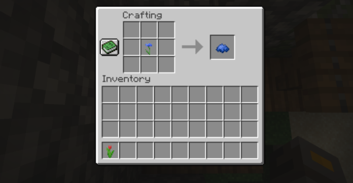 Comment faire de la teinture bleue dans Minecraft
