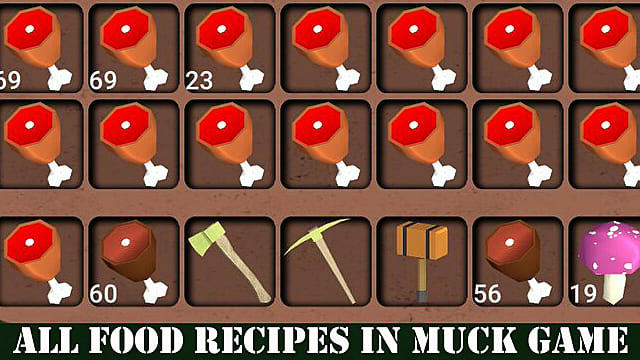 Muck: Guide de toutes les recettes alimentaires
