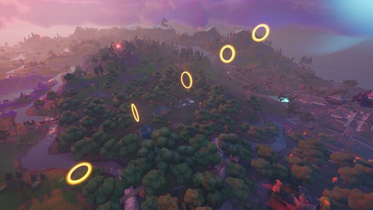 The Rings for Superman in Fortnite.