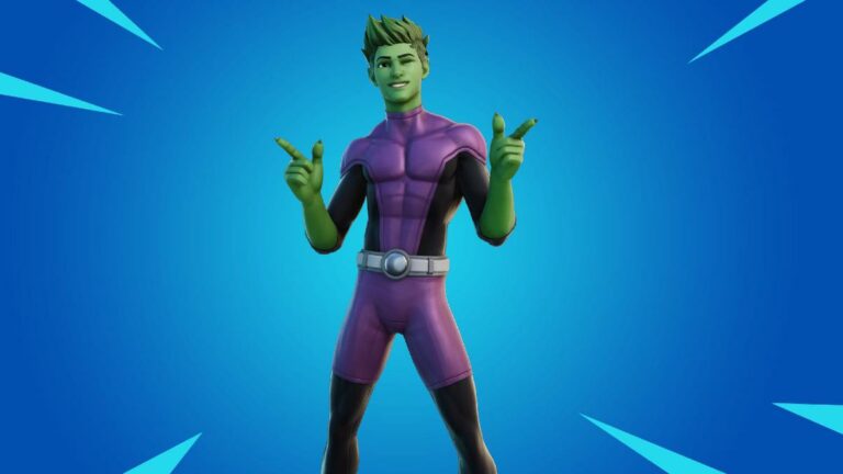 Beast Boy in Fortnite.