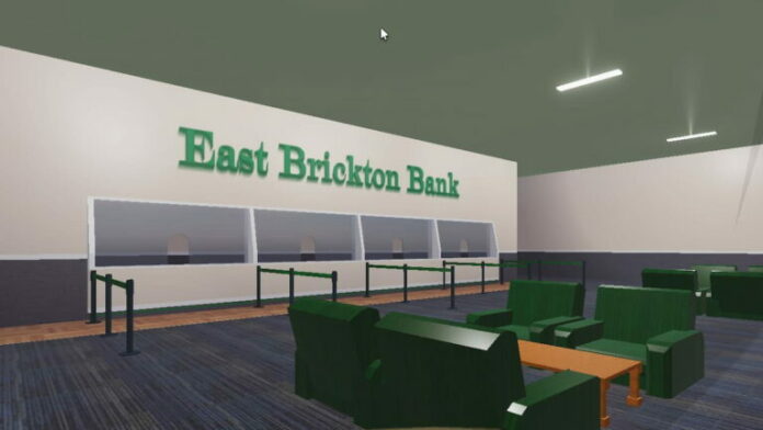 Où est la banque à Roblox East Brickton ?
