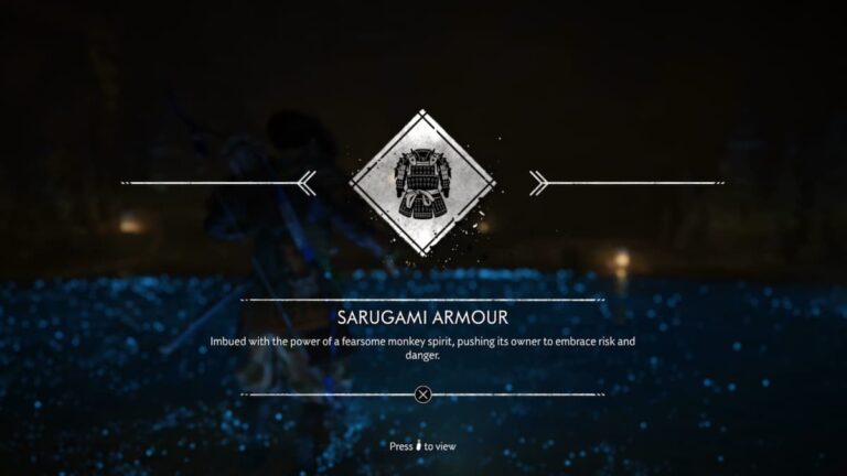 Comment débloquer Sarugami Armor dans le DLC Iki Island dans Ghost of Tsushima Directors Cut ?