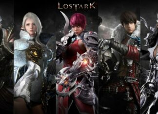 All the classes in Lost Ark.