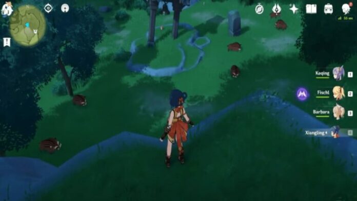 Screenshot of Genshin Impact gameplay
