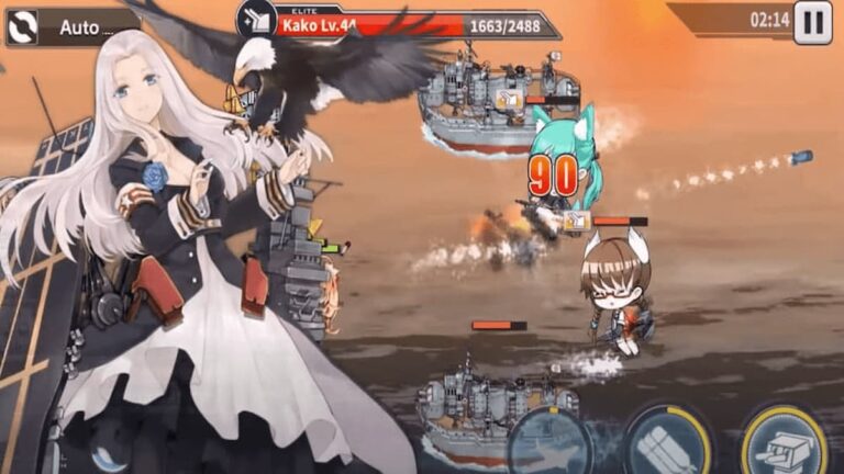 Screenshot of Azur Lane gameplay trailer