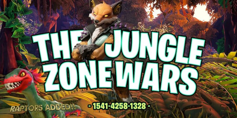 La carte créative Jungle Zone Wars dans Fortnite