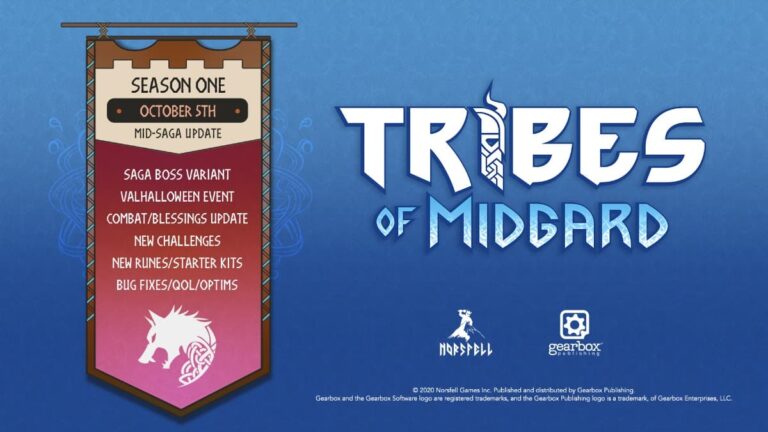 Quand la mise à jour Mid-Saga de la saison 1 arrive-t-elle dans Tribes of Midgard?