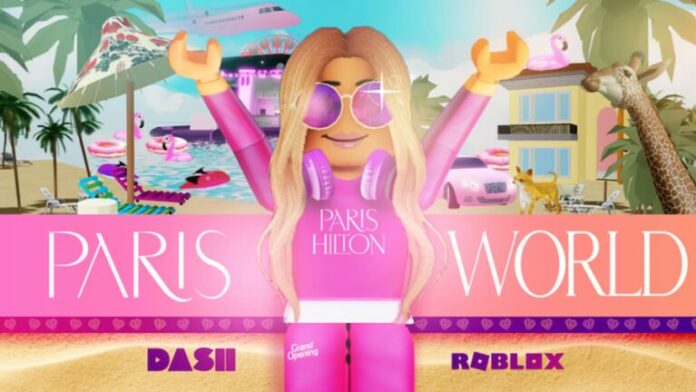  Paris Monde est là !  |  Événement de concert Roblox Paris Hilton
