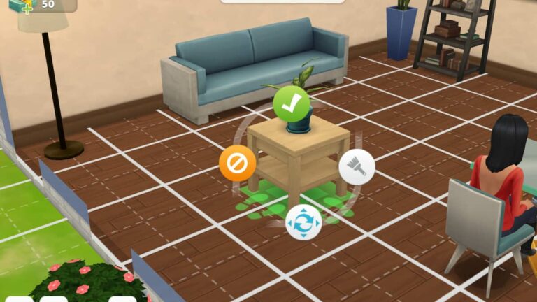 Comment déplacer des meubles dans Les Sims Mobile