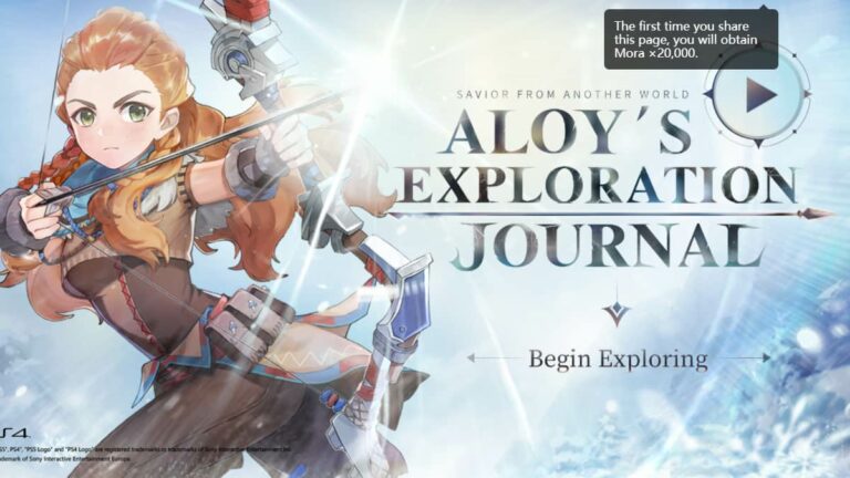 Guide de l'événement Web Aloy Exploration - Genshin Impact