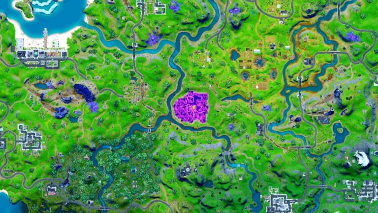 Fortnite ajoute un nouveau POI de Cube Town nommé The Convergence