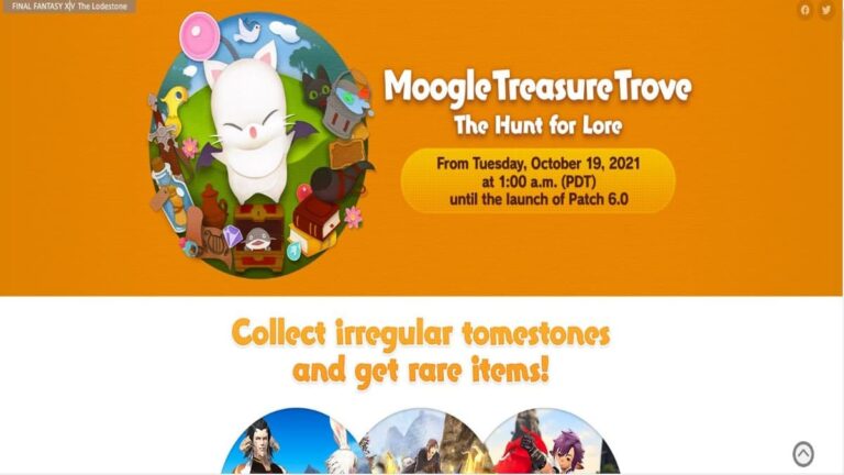 Tous les objets disponibles dans l'événement Final Fantasy XIV Moogle Treasure Trove